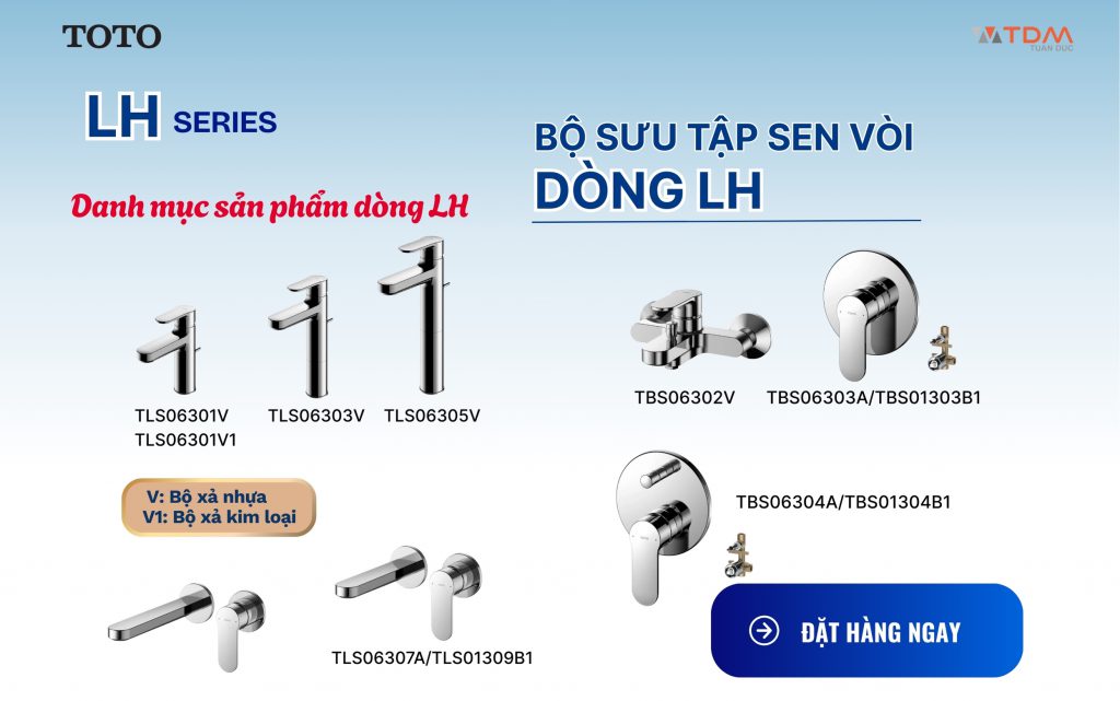Danh mục sản phẩm sen vòi TOTO LH Series 2025