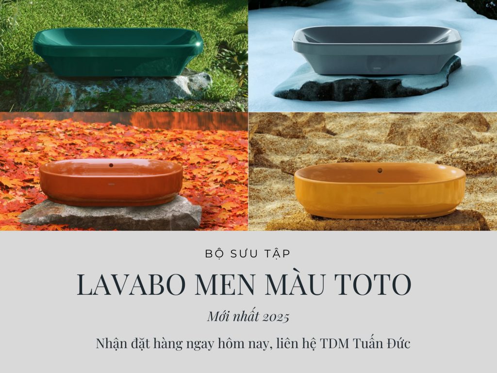Lavabo men màu TOTO mới nhất 2025