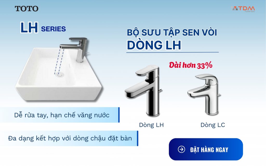 Sen vòi TOTO LH Series thiết kế tinh tế sang trọng