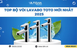 Top bộ vòi lavabo TOTO mới nhất 2025