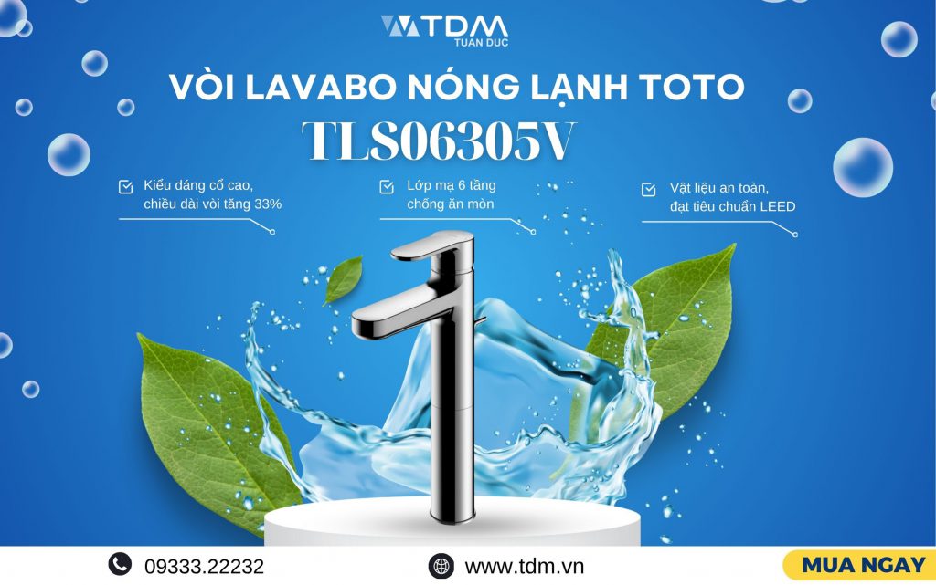 Vòi Lavabo nóng lạnh TOTO TLS06305V