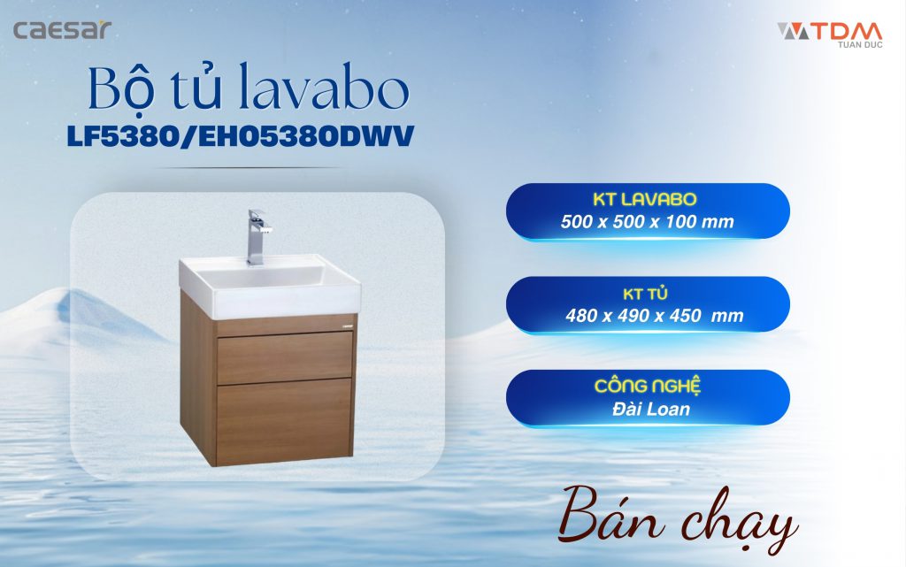Bộ tủ Lavabo Caesar LF5380 / EH05380DWV