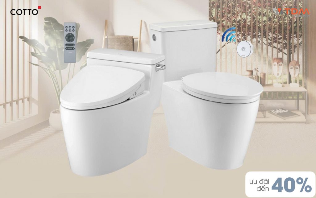 Bồn cầu Cotto ưu đãi đến 40%