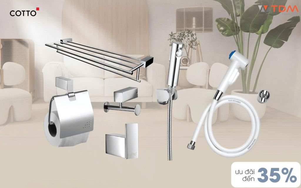 Phụ kiện Cotto ưu đãi đến 35%