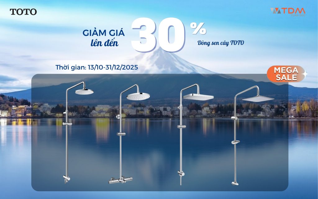 Dòng sen cây TOTO giảm đến 30%