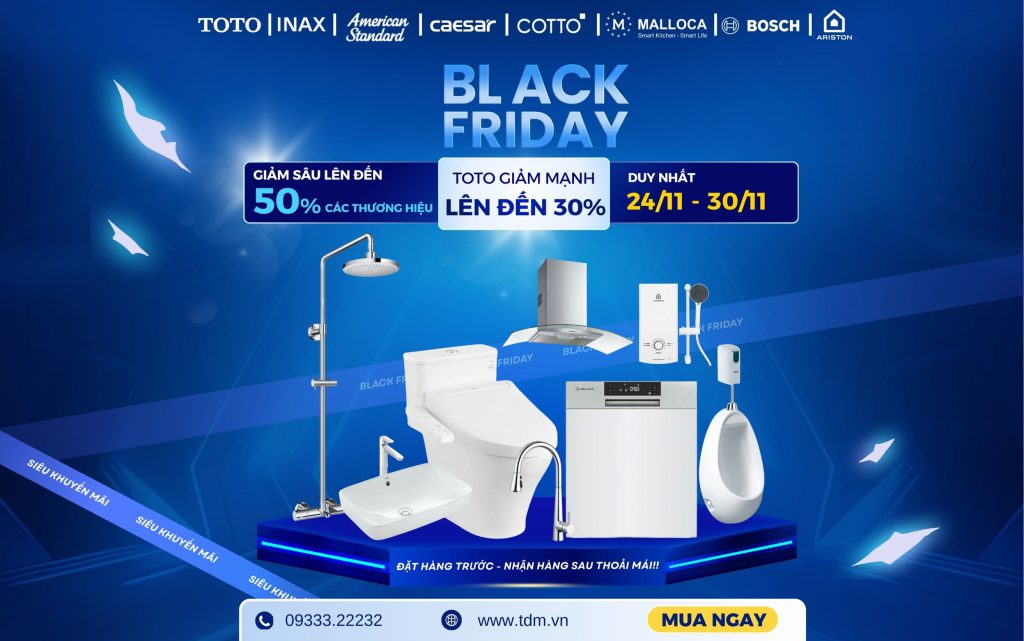 Black Friday TDM Tuấn Đức siêu khuyến mãi