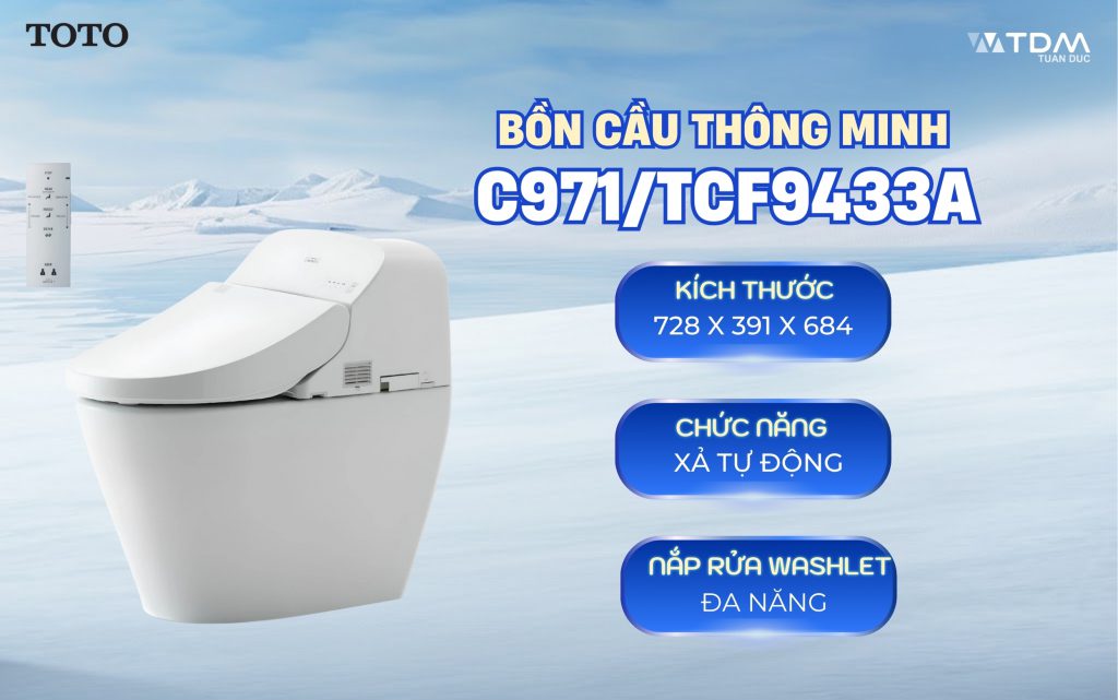 Bồn cầu thông minh TOTO C971/TCF9433A