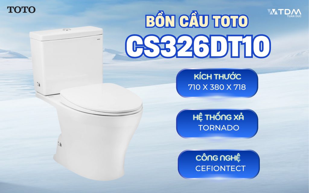 Bồn cầu TOTO CS326DT10