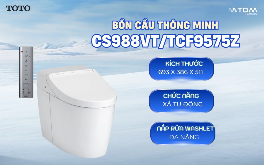 Bồn Cầu Thông Minh TOTO CS988VT/TCF9575Z NEOREST