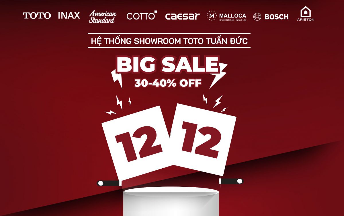 SIÊU SALE 12.12 BÙNG NỔ TẠI TDM TUẤN ĐỨC – GIẢM SÂU LÊN ĐẾN 40%!