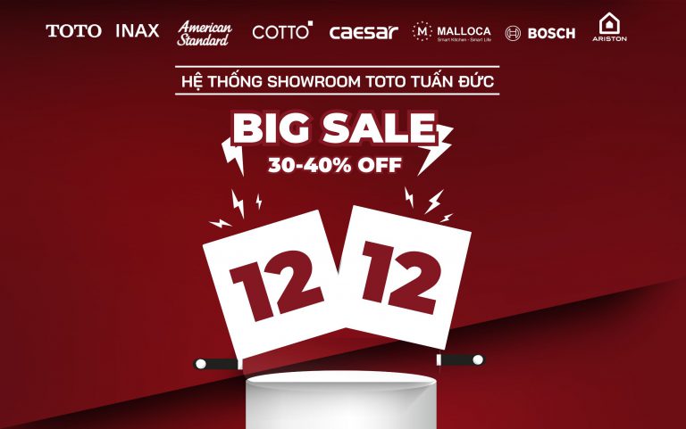 SIÊU SALE 12.12 BÙNG NỔ TẠI TDM TUẤN ĐỨC - GIẢM SÂU LÊN ĐẾN 40%!