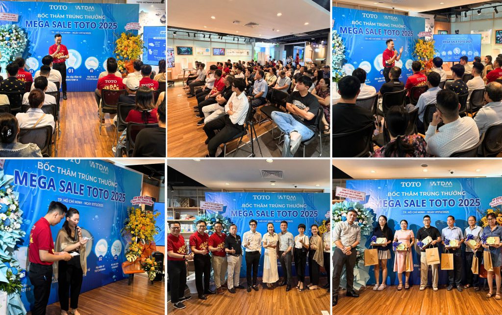 Sự kiện Mega Sale TOTO 2025 vô cùng hoành tráng