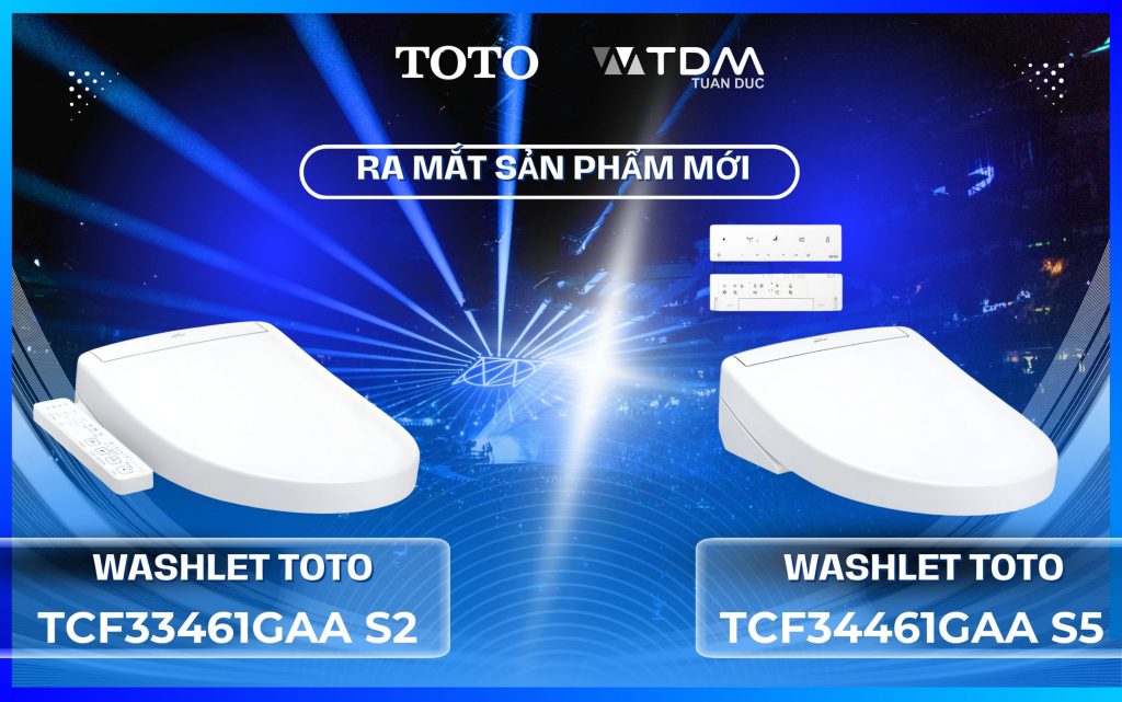 Nắp Rửa Điện Tử Washlet TOTO S5 & S2 Chính Hãng