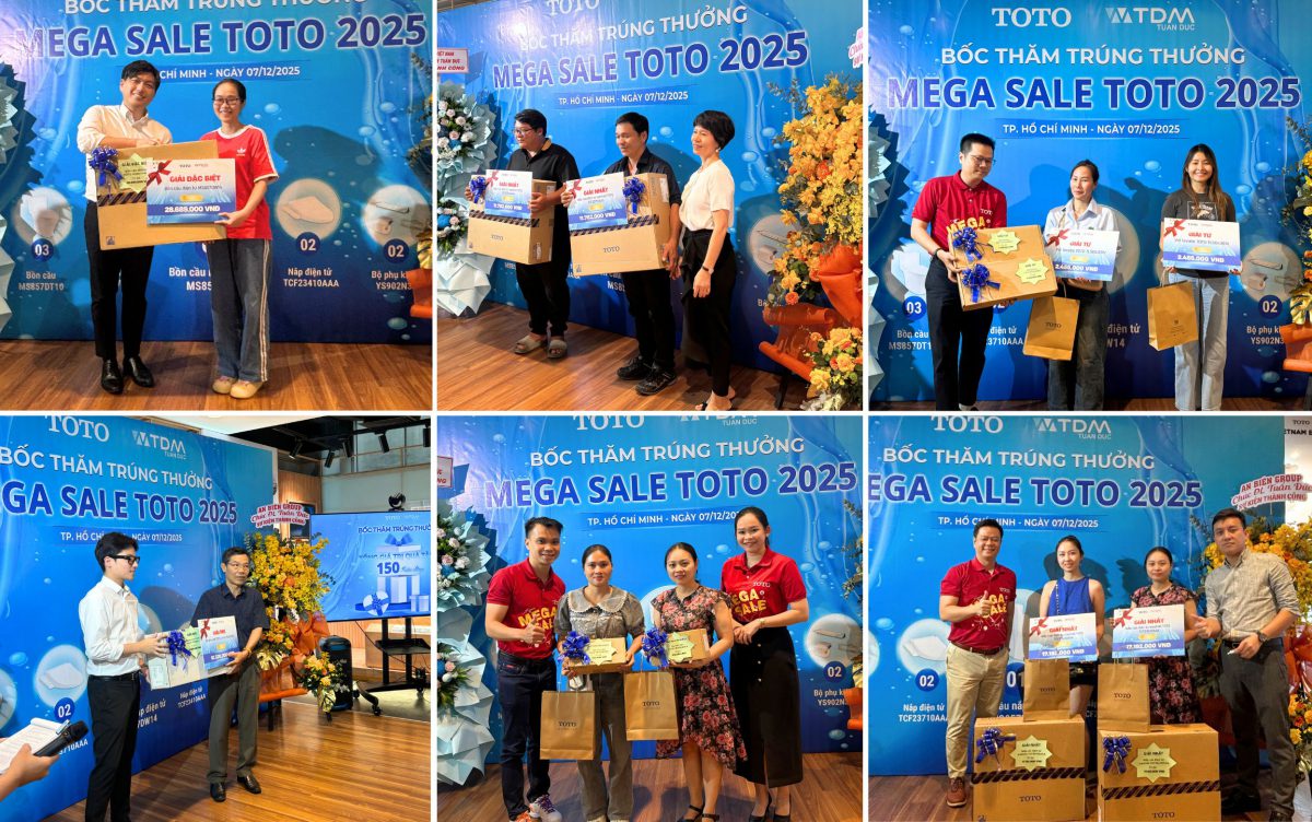 MEGA SALE TOTO 2025 – Sự kiện đã khép lại trong không khí bùng nổ & thành công rực rỡ!