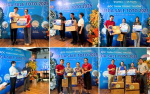 Sự kiện Mega Sale TOTO 2025 diễn ra vô cùng thành công tốt đẹp