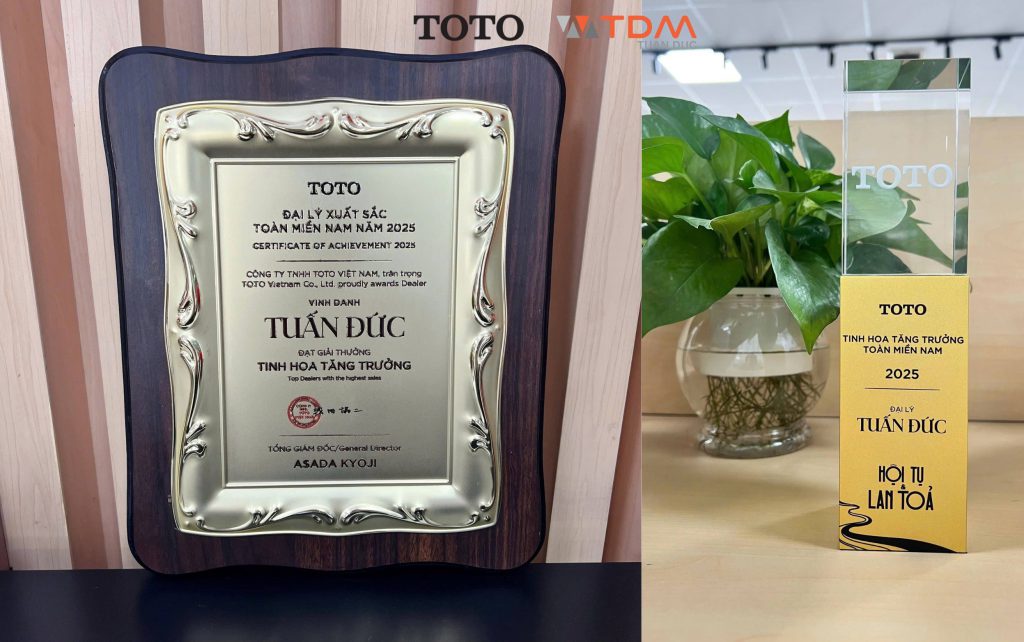 TDM Tuấn Đức đạt giải thưởng “TOTO Tinh hoa Tăng trưởng Toàn miền Nam 2025”