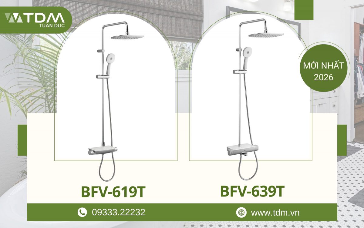 Top sen tắm nhiệt độ INAX mới nhất 2026: An toàn và đẳng cấp
