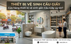 Showroom thiết bị vệ sinh gần Cầu Giấy uy tín - TDM Tuấn Đức Hà Nội