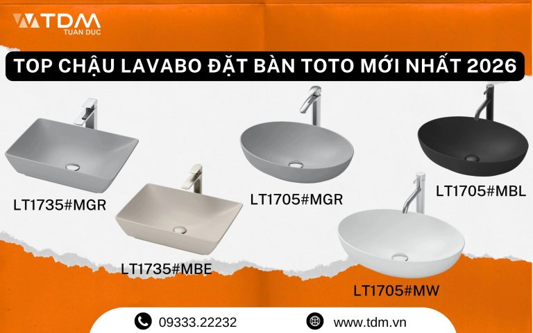 Top chậu lavabo TOTO mới nhất 2026