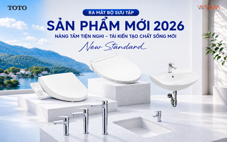 Bộ giải pháp phòng tắm mới nhất TOTO 2026 - Đã chính thức có mặt tại TOTO Tuấn Đức