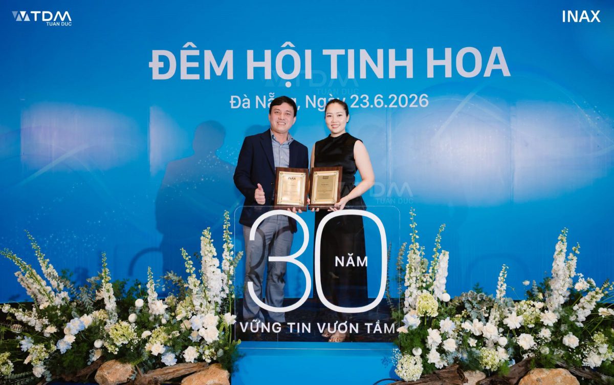 Đại Lý INAX Tuấn Đức Được Vinh Danh Top Excellent Enterprise 2025 – Nhiều Năm Giữ Vững Top 1 TP.HCM