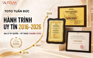 Hành trình 10 năm TOTO Tuấn Đức khẳng định uy tín từ năm 2016 - 2026