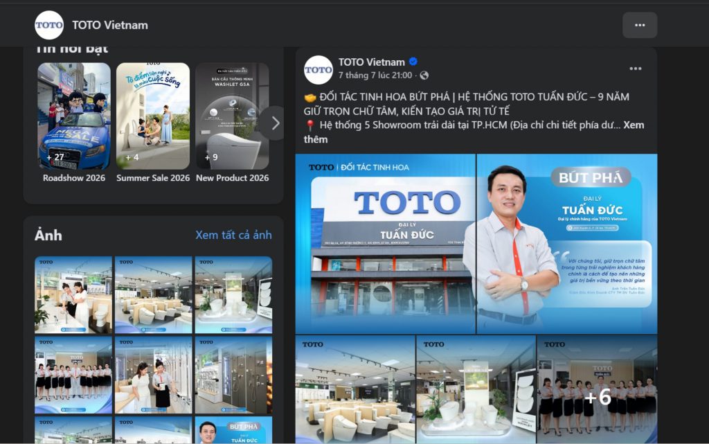 TOTO Vietnam vinh danh TOTO Tuấn Đức là đối tác tinh hoa bứt phá
