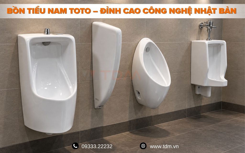 Bồn tiểu nam TOTO - Đỉnh cao đẳng cấp và công nghệ Nhật Bản