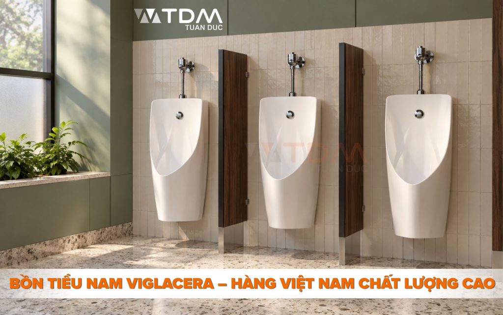 Bồn tiểu nam Viglacera hàng Việt Nam chất lượng cao phủ men Nano Titan tại TDM Tuấn Đức