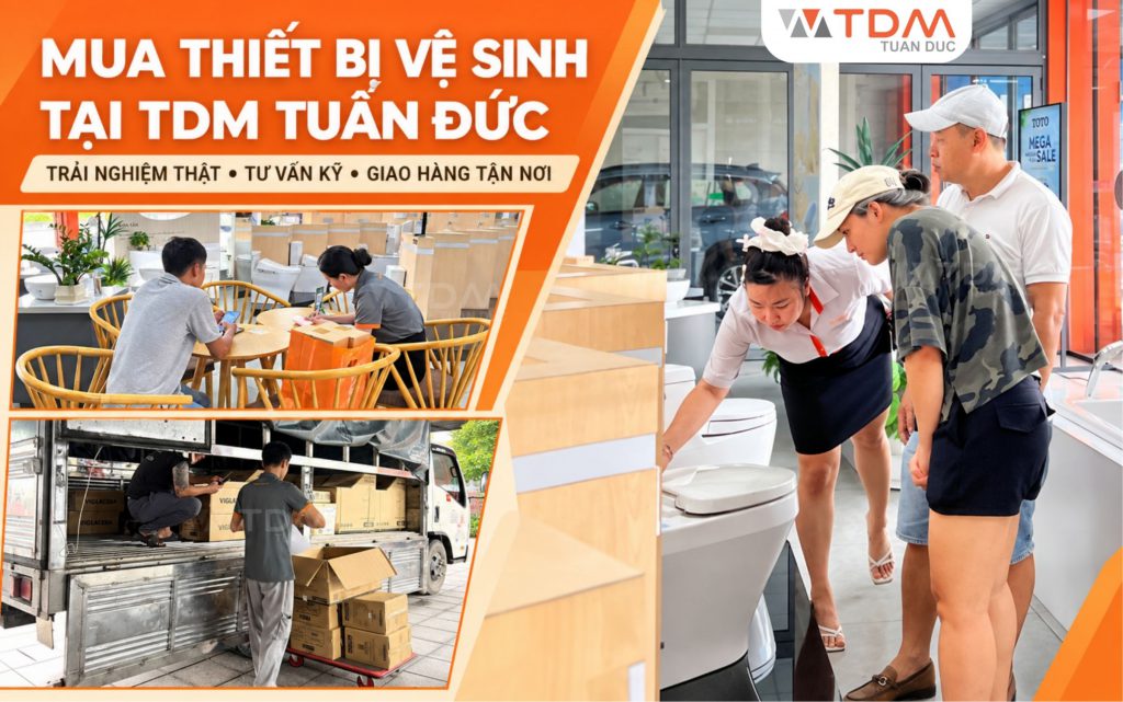 Những lợi ích khi mua thiết bị vệ sinh tại TDM Tuấn Đức?