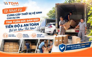 TDM Tuấn Đức cung cấp thiết bị vệ sinh cho các công trình dự an lớn nhỏ trên toàn quốc