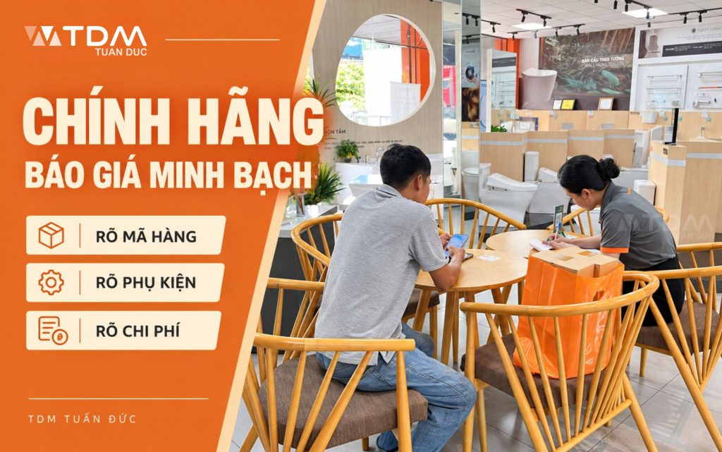 Sản phẩm tại TDM Tuấn Đức đảm bảo chính hãng - báo giá minh bạch rõ ràng