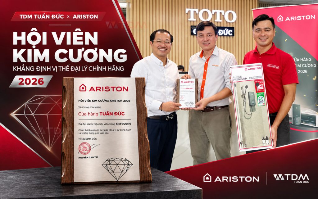 TDM Tuấn Đức nhận chứng nhận hội viên kim cương khẳng định vị thế đại lý chính hãng