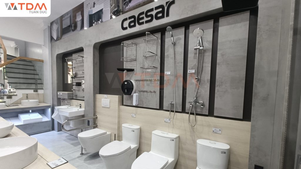 Combo thiết bị vệ sinh Caesar cho nhà phố dân dụng tại Bình Hưng Hòa, Vĩnh Lộc A, Vĩnh Lộc B
