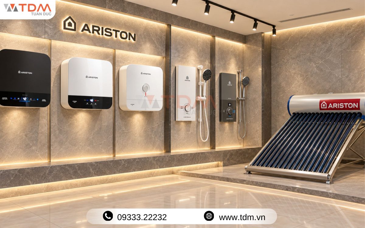 Đại Lý Máy Nước Nóng Ariston Chính Hãng Tại Bà Rịa – Vũng Tàu