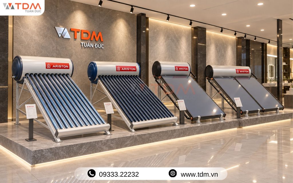 Máy nước nóng năng lượng mặt trời chính hãng uy tín tại Bà Rịa - Vũng Tàu