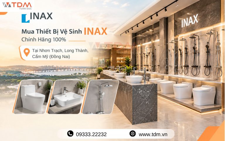 Mua thiết bị vệ sinh INAX chính hãng uy tín giá tốt tại Đồng Nai