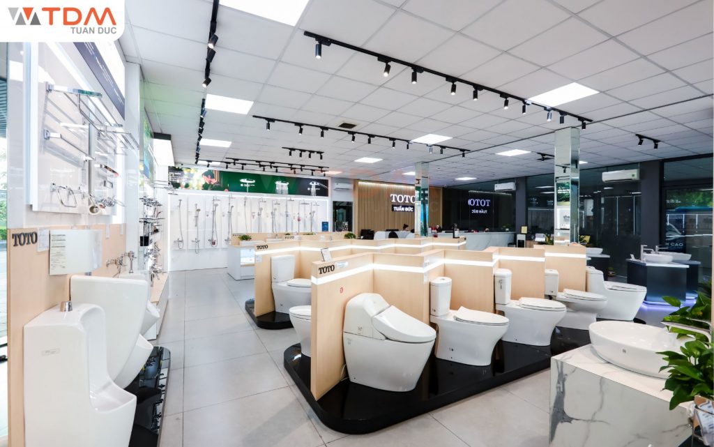 Hệ thống showroom TOTO Tuấn Đức phân phối thiết bị vệ sinh TOTO chính hãng giá tốt cuối năm