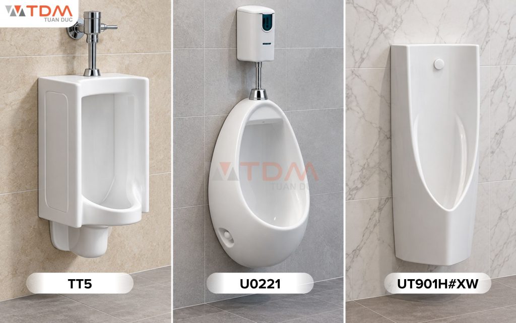 Ưu nhược điểm bồn tiểu nam treo tường giá tốt tại TDM Tuấn Đức