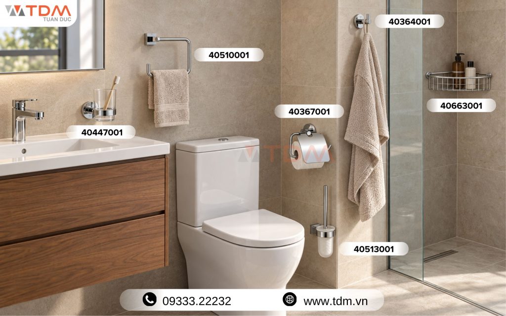 Phụ kiện phòng tắm Grohe giá tốt độ bền và chất lượng cao