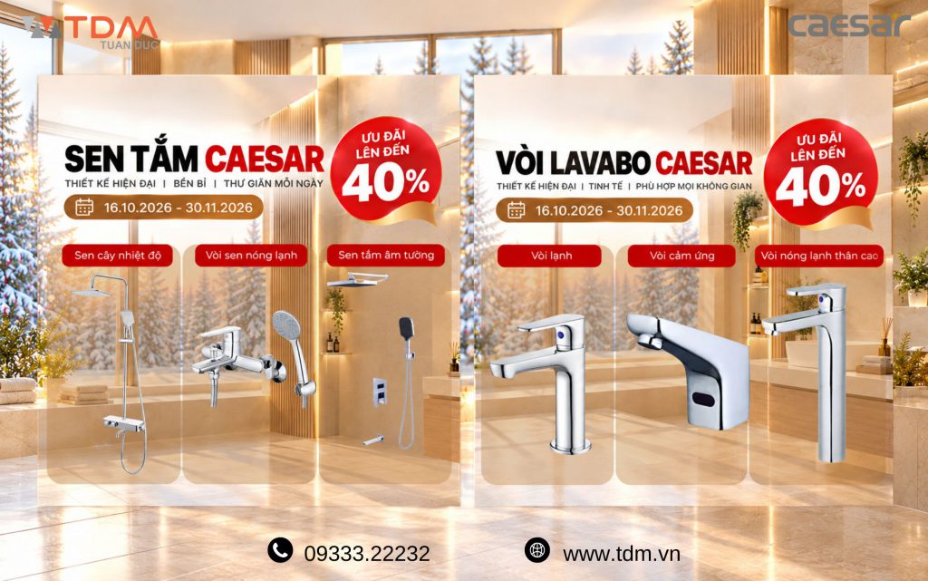 Sen tắm và Vòi chậu rửa mặt Lavabo chống hoen gỉ bền bỉ sale giá sốc tại TDM Tuấn Đức